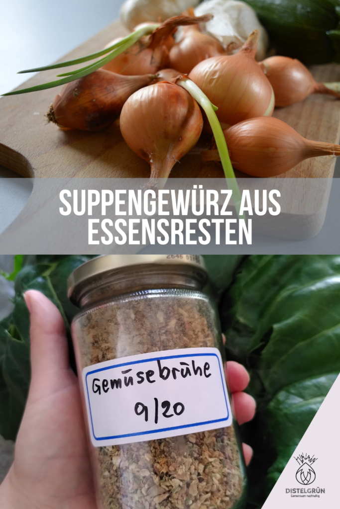 Pinterest Suppengewürz aus Essensresten